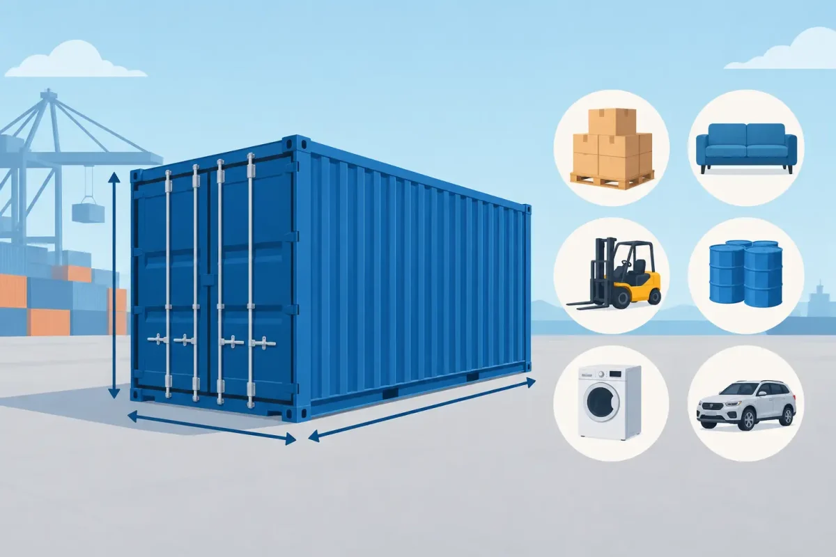20 Foot Container Dimensions and What Fits