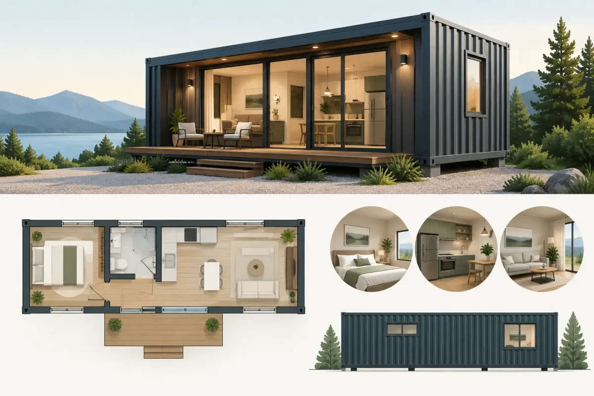 Prefab Container Cabin Floor Plans That Work