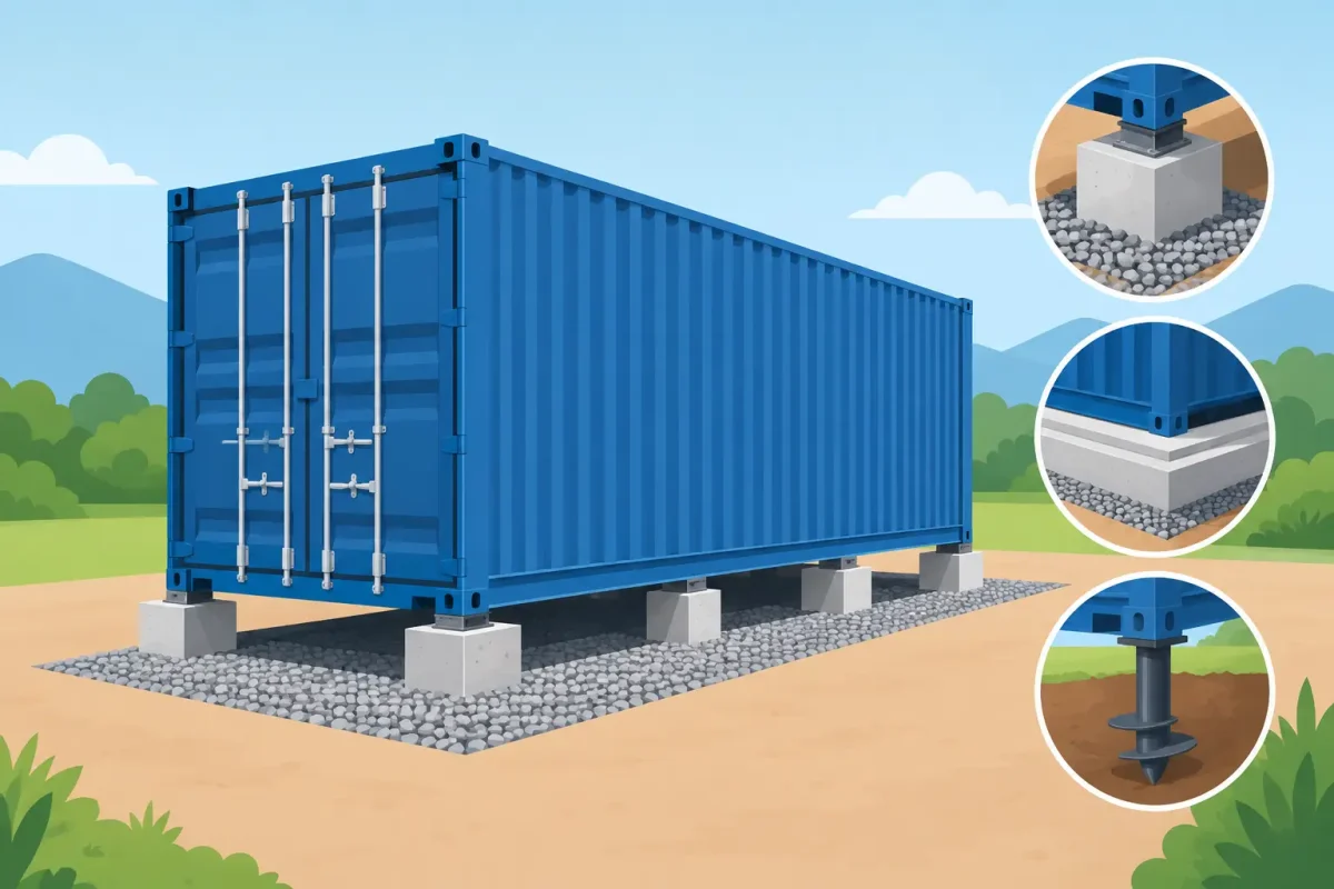 Shipping Container Foundation Requirements